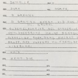 Western questionnaire, answ...
