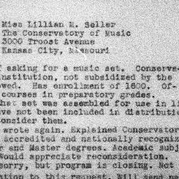 Carnegie Turn-Downs, Music ...