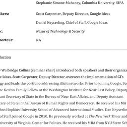 Minutes, 2014-10-07. Defens...
