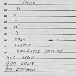 Eastern questionnaire, answ...