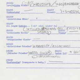 Western questionnaire, answ...