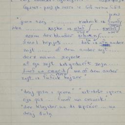 Eastern questionnaire, blue...