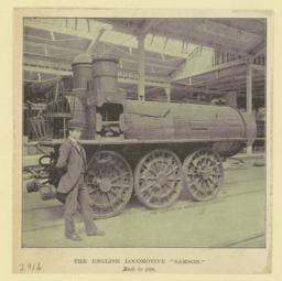 The English locomotive "Samson." Made in 1838