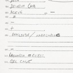 Eastern questionnaire, answ...