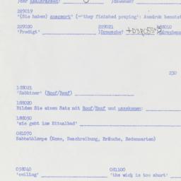 Western questionnaire, answ...