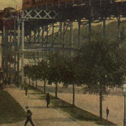 Elevated Railroad at 110th ...