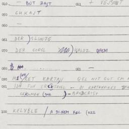 Eastern questionnaire, answ...