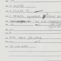 Eastern questionnaire, answ...