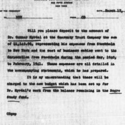 Memorandum from Charles Dol...