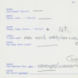 Western questionnaire, answ...