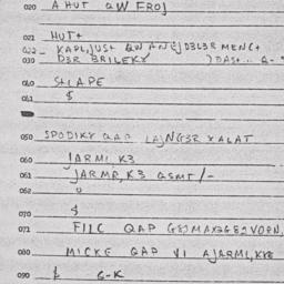 Eastern questionnaire, answ...