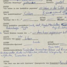 Western questionnaire, answ...