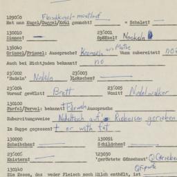 Western questionnaire, answ...
