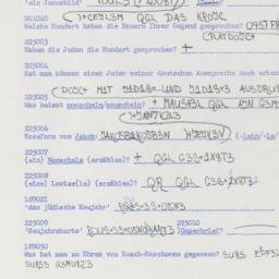 Western questionnaire, answ...