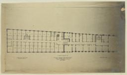 Proposed Addition to Building of the New York Life Ins. Co. Bway Leonard & Elm Street, New York. Fourth Story Plan. McKim, Mead & White, Arch'ts. No. 1 West 20th Street