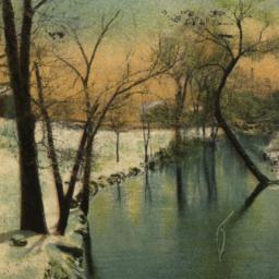 Winter Scene, Bronx River, ...