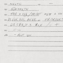 Eastern questionnaire, answ...