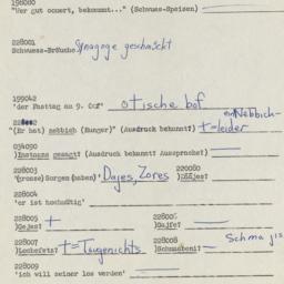 Western questionnaire, answ...