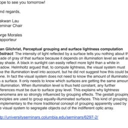 Announcements, 2014-04-08. ...