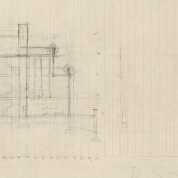 Cross section, roof fascia ...