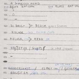 Eastern questionnaire, answ...
