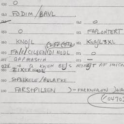 Eastern questionnaire, answ...