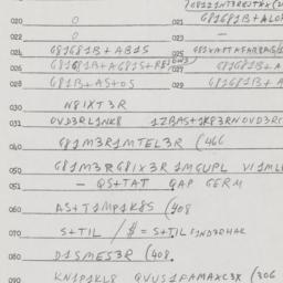 Eastern questionnaire, answ...