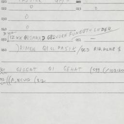 Eastern questionnaire, answ...