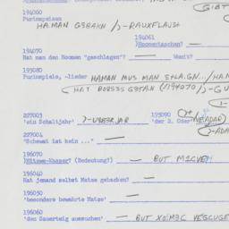 Western questionnaire, answ...
