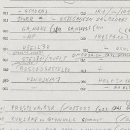 Eastern questionnaire, answ...