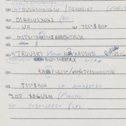 Eastern questionnaire, answ...