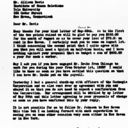 Letter from Gunnar Myrdal t...