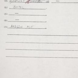 Eastern questionnaire, answ...
