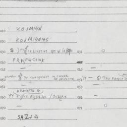 Eastern questionnaire, answ...