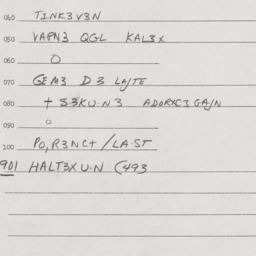 Eastern questionnaire, answ...