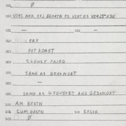 Eastern questionnaire, answ...