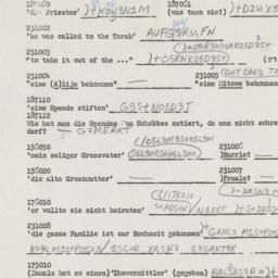 Western questionnaire, answ...