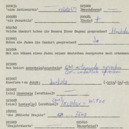 Western questionnaire, answ...