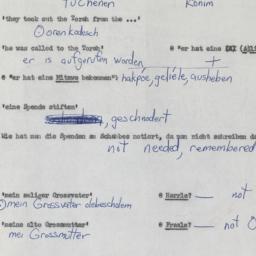Western questionnaire, answ...