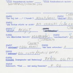 Western questionnaire, answ...