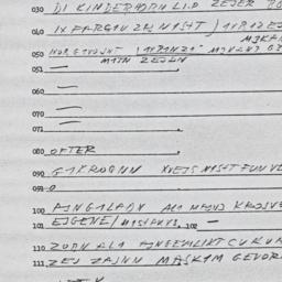 Eastern questionnaire, answ...