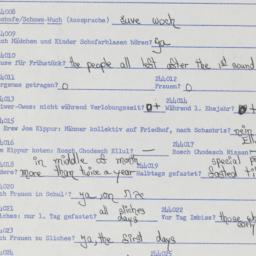 Western questionnaire, answ...