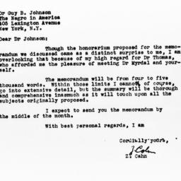 Letter from Zvi Cahn to Guy...