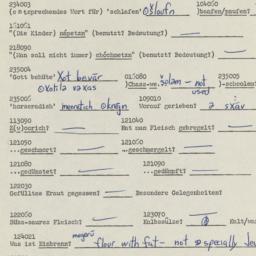 Western questionnaire, answ...