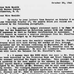 Letter from Robertson D. Wa...