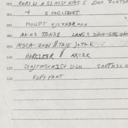 Eastern questionnaire, answ...