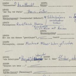 Western questionnaire, answ...
