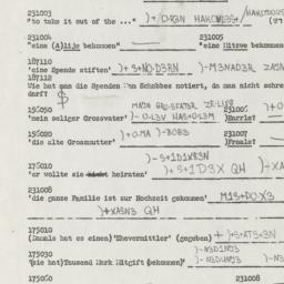 Western questionnaire, answ...
