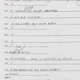 Eastern questionnaire, answ...