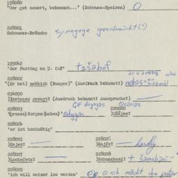 Western questionnaire, answ...